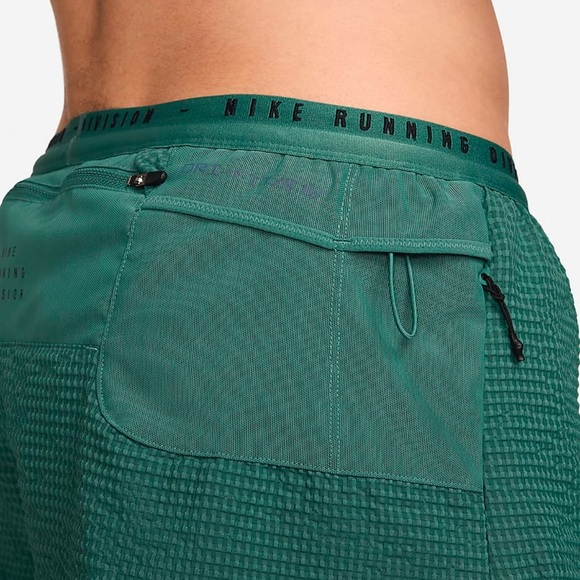Nike Running Division Men's Green Dri-FIT 4" Brief-Lined Running Shorts Size XL - Picture 10 of 16